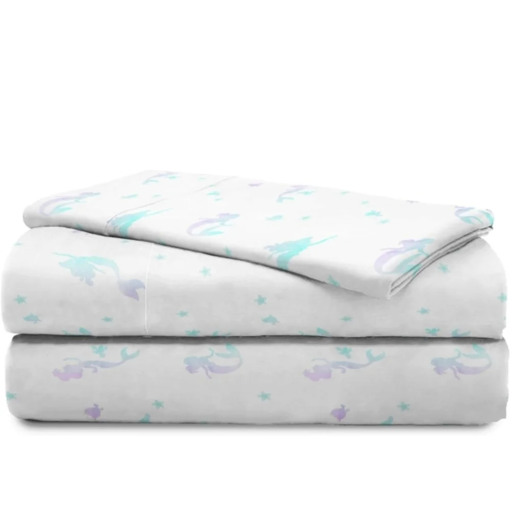 Disney Little Mermaid Full Size Comforter And Bed Sheets